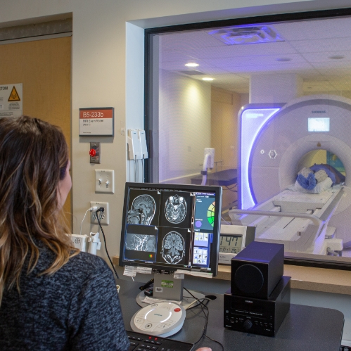 Doctor holds plastic 